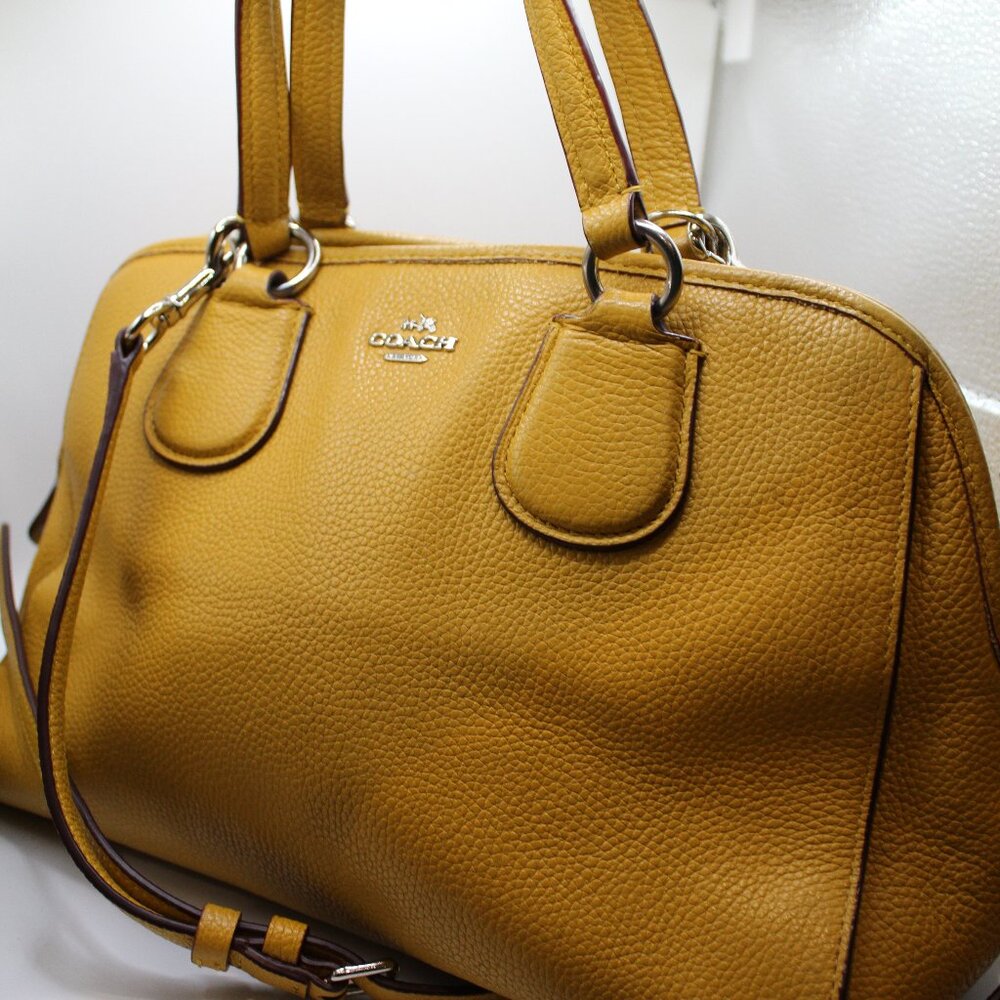 Coach Mustard Yellow Vintage Crossbody
